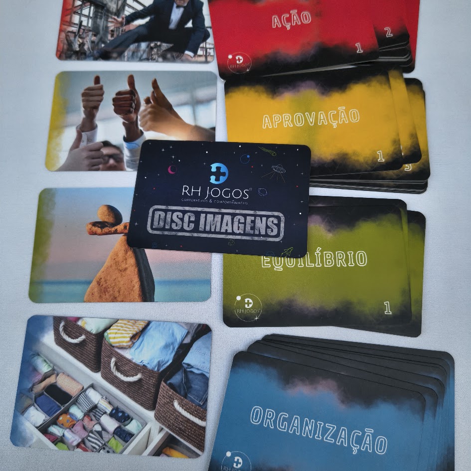 Kit completo — cartas, perfis e pasta