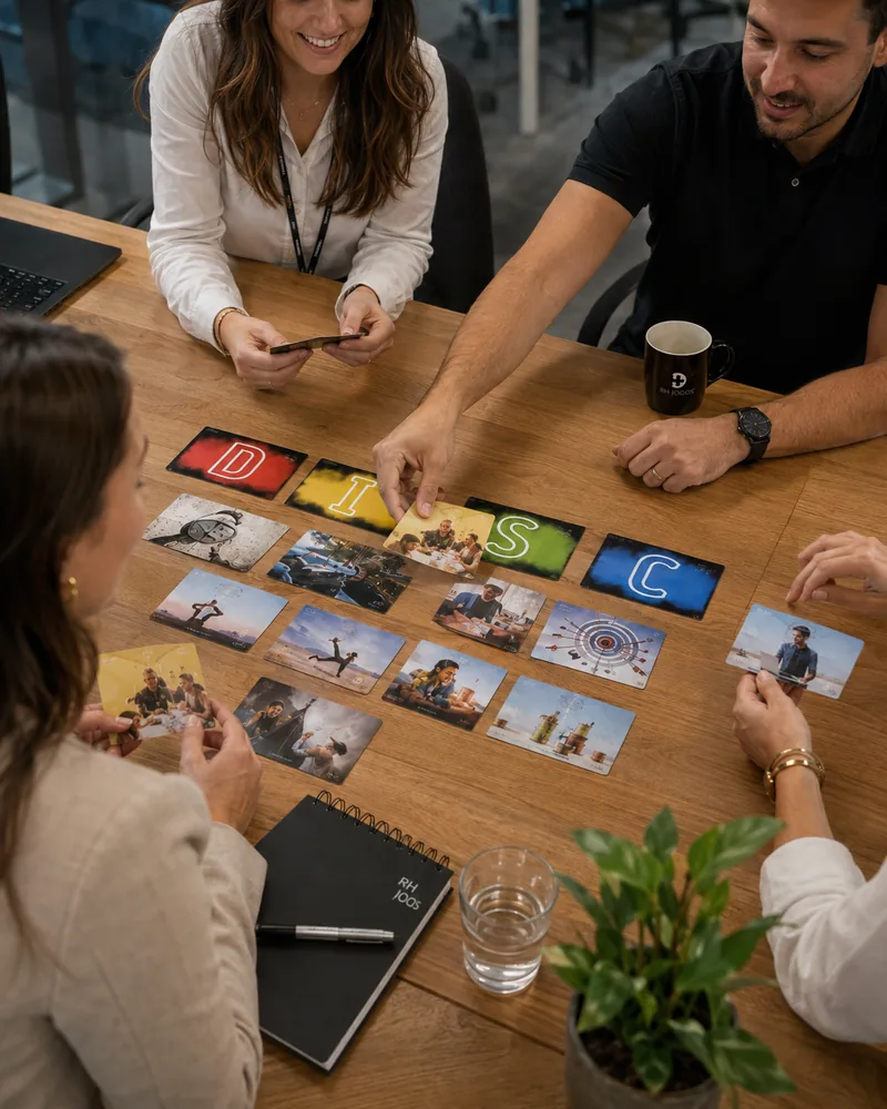 Aplicação em grupo conduzida por facilitador