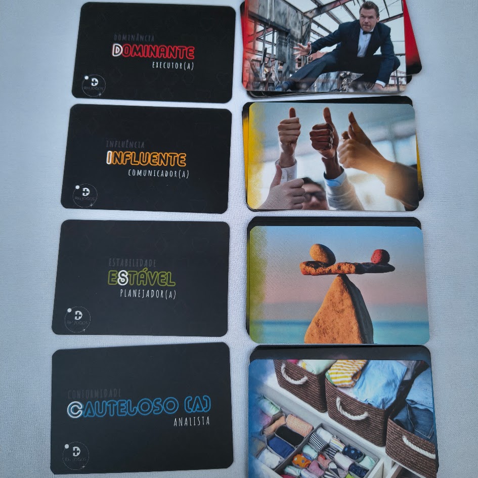 Frente e verso das cartas